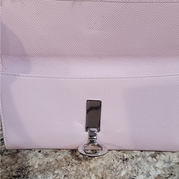 BULGARI Bifold Long Wallet Pink Leather.       Size: H 3.93" x W 7.48" x D 0.78" - Picture 11 of 11